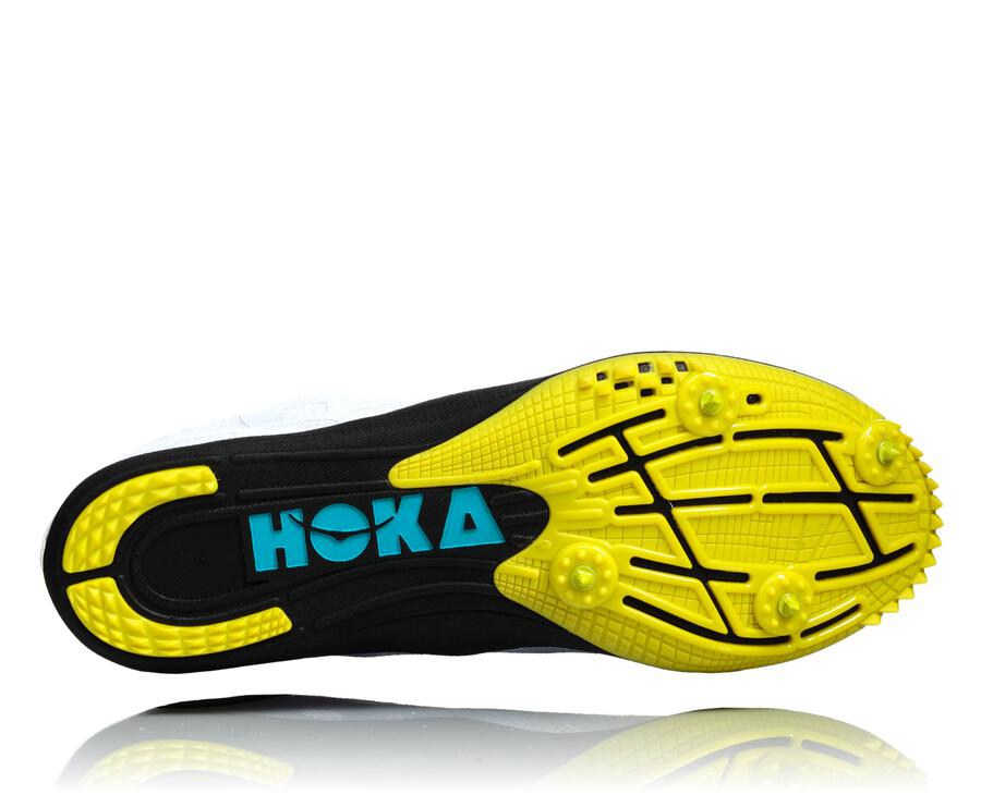 Spikes Atletismo Hoka One One Hombre Blancos/Azules - Rocket X - TMEA18697